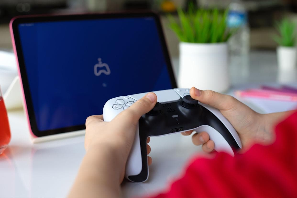 A PS Remote Play setup used for game streaming